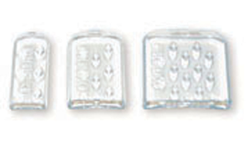 Inner Vent Instrument Guard, Clear, Non-Sterile, 5/64" x 5/8" x 1" (2mm x 15.9mm x 25.4mm), 100 Per Package 